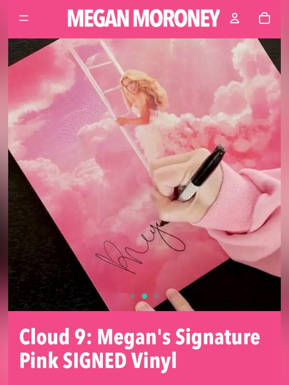 Megan Moroney SIGNED Cloud 9 Vinyl - BRAND NEW IN PLASTIC - Picture 5 of 5